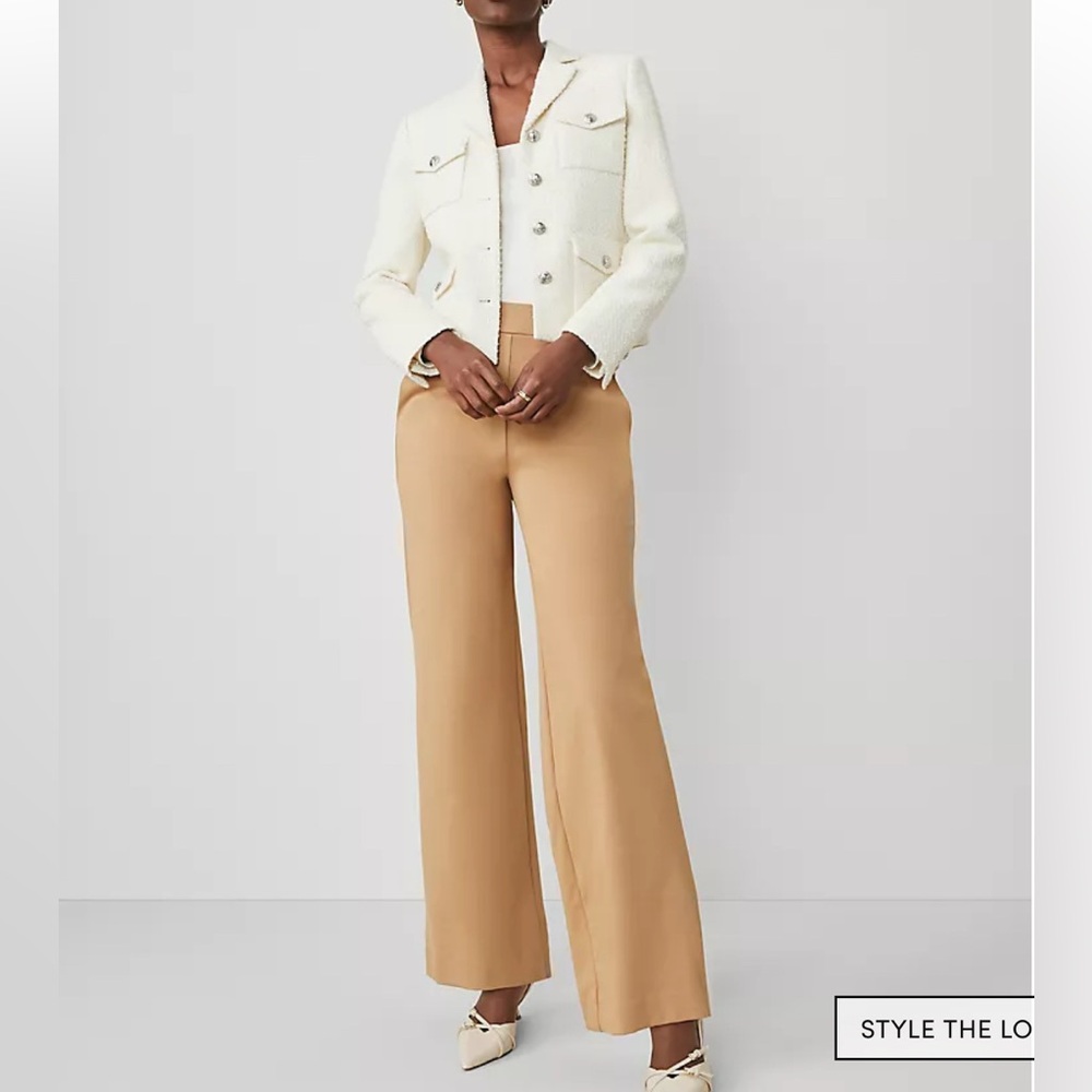 Ann Taylor Ponte Straight Leg Pant